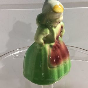 Vintage ceramic Dutch girl planter